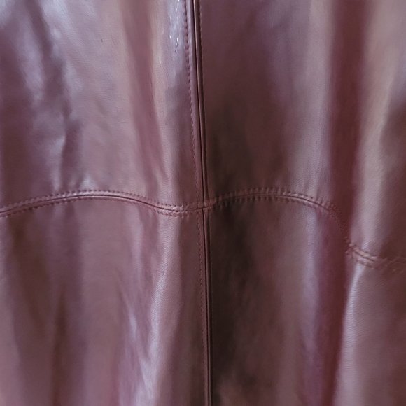 Marc Cain Faux Leather and Knit Top US 8 - Picture 6 of 12